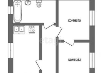 Продается двухкомнатная квартира, 40.9 м2, село Костино, Советская улица, 4А