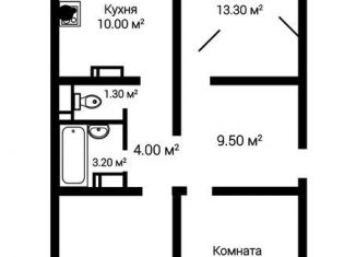 Трехкомнатная квартира на продажу, 79.3 м2, посёлок Отрадное, Рубиновая улица, 12
