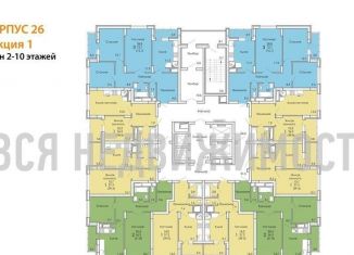 Продажа 2-комнатной квартиры, 56.9 м2, Воронеж, ЖК Микрорайон Боровое, улица Федора Тютчева, 93А