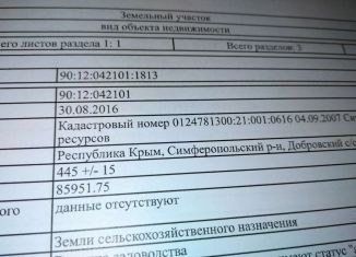 Продается участок, 4.5 сот., садоводческое товарищество Мраморное