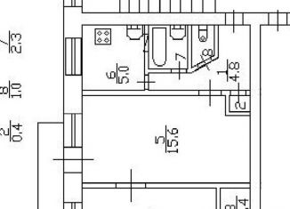 Продажа двухкомнатной квартиры, 42.7 м2, посёлок Металлострой, улица Богайчука, 8