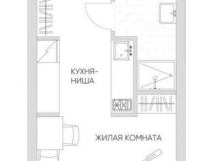 Продажа квартиры студии, 27 м2, Москва, Автомобильный проезд, 4, станция Калитники