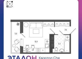 Квартира на продажу студия, 27.2 м2, Санкт-Петербург, Черниговская улица, 17, муниципальный округ Московская Застава
