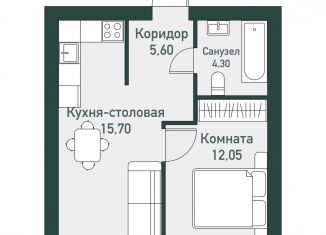 Продается 1-ком. квартира, 36.9 м2, Челябинская область