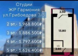 Продается квартира студия, 18.9 м2, Карачаево-Черкесия, проспект Ленина, 187
