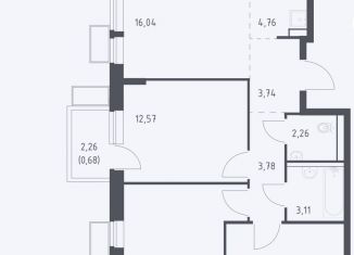 Продается 4-ком. квартира, 71.6 м2, посёлок Жилино-1