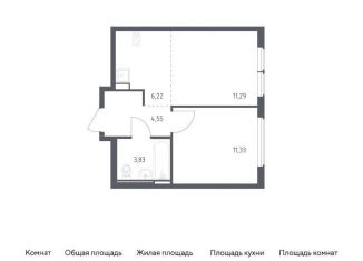 Продажа 1-комнатной квартиры, 37.2 м2, село Остафьево, жилой комплекс Остафьево, к20