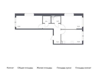Продается 2-комнатная квартира, 57.4 м2, Москва, жилой комплекс Остафьево, к20