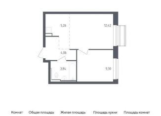 Продаю однокомнатную квартиру, 34.9 м2, Московская область