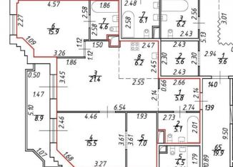 Продам 2-комнатную квартиру, 84.3 м2, Санкт-Петербург, проспект Шаумяна, 14, метро Новочеркасская