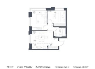 Продажа трехкомнатной квартиры, 43.1 м2, Москва, Можайский район