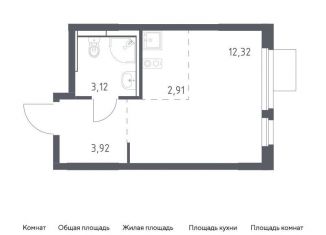 Продам квартиру студию, 22.3 м2, Мытищи, ЖК Мытищи Парк, жилой комплекс Мытищи Парк, к5