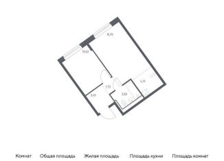 Продается однокомнатная квартира, 40.3 м2, Москва, САО