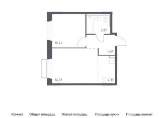 Продам однокомнатную квартиру, 38.3 м2, поселение Кокошкино, жилой комплекс Новое Внуково, к28