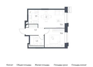 Продажа 2-комнатной квартиры, 36.5 м2, Москва, ЗАО