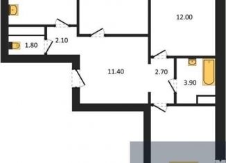 Продажа трехкомнатной квартиры, 80.4 м2, Воронеж, улица Загоровского, 2/1, Центральный район