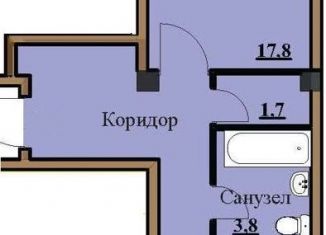 Продам однокомнатную квартиру, 46.2 м2, Ставропольский край
