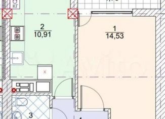 Продам 1-ком. квартиру, 36.2 м2, Судак, Серный переулок, 12А