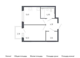 Продаю однокомнатную квартиру, 31.7 м2, Тюмень, жилой комплекс Чаркова 72, 1.3