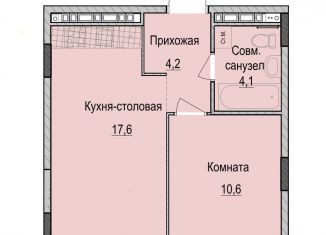 Продажа однокомнатной квартиры, 36.5 м2, Казань