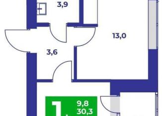 Продается 2-комнатная квартира, 32.2 м2, Стерлитамак