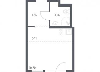 Продаю квартиру студию, 23.5 м2, поселение Кокошкино