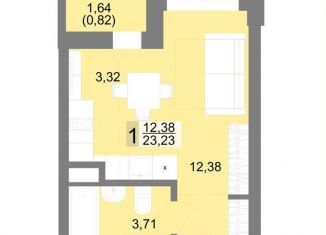 Квартира на продажу студия, 23.2 м2, Екатеринбург, Орджоникидзевский район, Балаклавский тупик, 2В