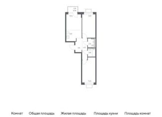 Двухкомнатная квартира на продажу, 60 м2, Ленинский городской округ