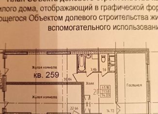 2-ком. квартира на продажу, 76.5 м2, Пензенская область, улица Лозицкой, 1А