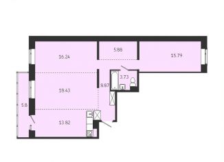 Продается квартира свободная планировка, 88.6 м2, Иркутск, Советская улица, 115/1, Правобережный округ