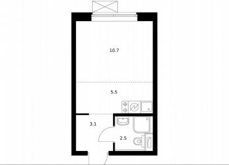 Продаю квартиру студию, 21.6 м2, Москва, район Метрогородок, Тагильская улица, 3к2