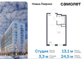 Продается квартира студия, 24.5 м2, Мурино