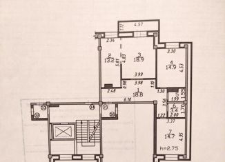 Продается 3-ком. квартира, 91.6 м2, Иркутск, Верхняя набережная, 167/1