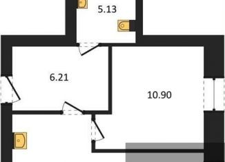 Продам 1-комнатную квартиру, 41.9 м2, Павловск