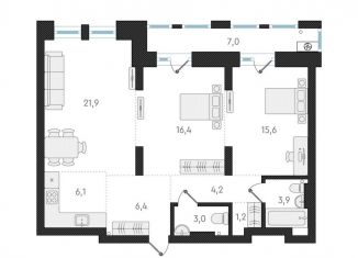 Продается трехкомнатная квартира, 78.7 м2, Новосибирск, Заельцовский район