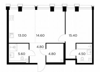 Продаю 1-комнатную квартиру, 62.7 м2, Москва, метро Войковская