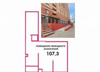 Продам помещение свободного назначения, 107.3 м2, Люберцы, улица Шевлякова, 2/24