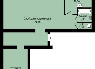 Продам квартиру свободная планировка, 95.7 м2, Ивановская область