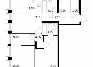 2-комнатная квартира на продажу, 79 м2, Москва, Войковский район