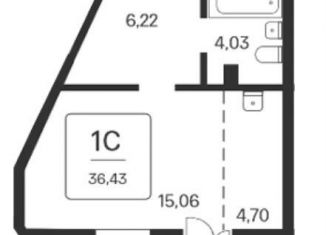 Продается квартира студия, 36.4 м2, Новосибирск, Октябрьский район