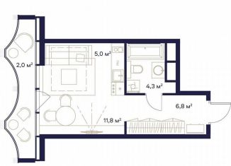 Продажа 1-ком. квартиры, 29.9 м2, Москва, ЖК Союз, к4, СВАО