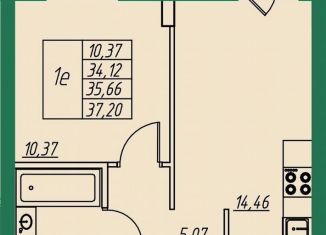 1-ком. квартира на продажу, 35.7 м2, Владимирская область