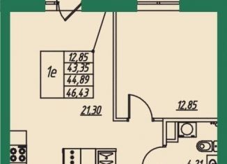 Продается 1-ком. квартира, 44.9 м2, Владимирская область