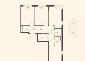 Продам 3-ком. квартиру, 78 м2, Мытищи, 1-й Стрелковый переулок, 3, ЖК Мытищи Парк