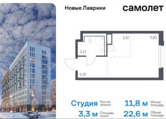 Продажа квартиры студии, 22.6 м2, Мурино