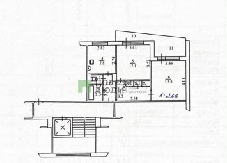 Продам двухкомнатную квартиру, 51 м2, Ковров, улица Ранжева, 7