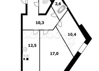 Продажа двухкомнатной квартиры, 54.5 м2, Новосибирск, улица Королёва, 10/1, метро Маршала Покрышкина