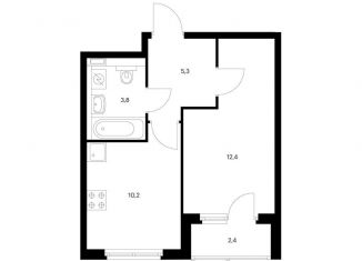 Продажа 1-комнатной квартиры, 32.9 м2, Ярославль, Фрунзенский район