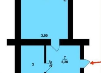 Продам 1-комнатную квартиру, 36 м2, село Дивеево, Полевая улица, 4/2