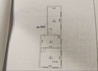 Продажа 3-комнатной квартиры, 42 м2, Красный Холм, Октябрьская улица, 27